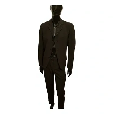 Pre-owned Pal Zileri Wool Suit In Black