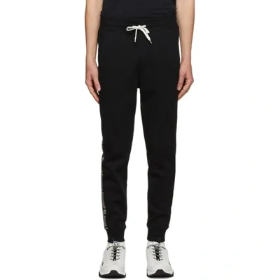 Hugo Side Logo Track Pants In 001 Black