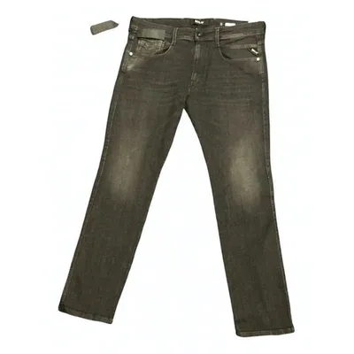 Pre-owned Replay Slim Jean In Black