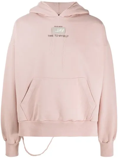 Val Kristopher Hooded Sweatshirt Box Logo Box Antique Pink