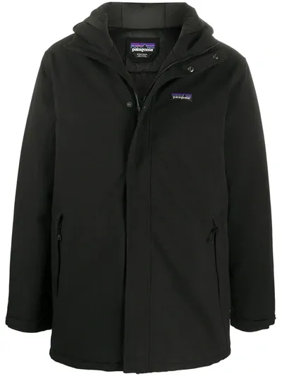 Patagonia Hooded Parka In Black