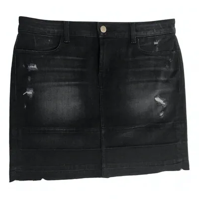 Pre-owned J Brand Mini Skirt In Black