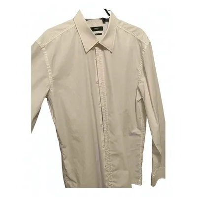 Pre-owned Hugo Boss Shirt In White