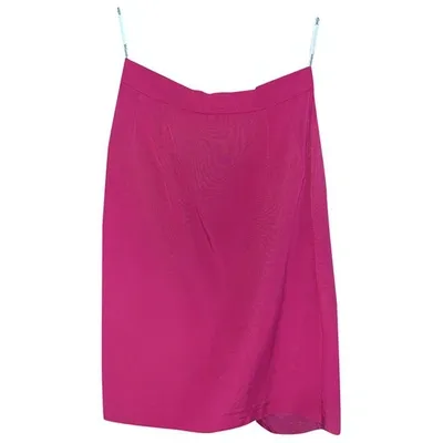 Pre-owned Saint Laurent Mid-length Skirt In Pink