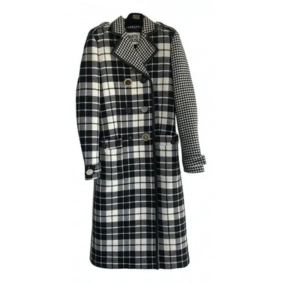 Pre-owned Fausto Puglisi Wool Coat In Black