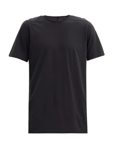 Rick Owens Drkshdw Level Crew-neck Cotton-jersey T-shirt In Black