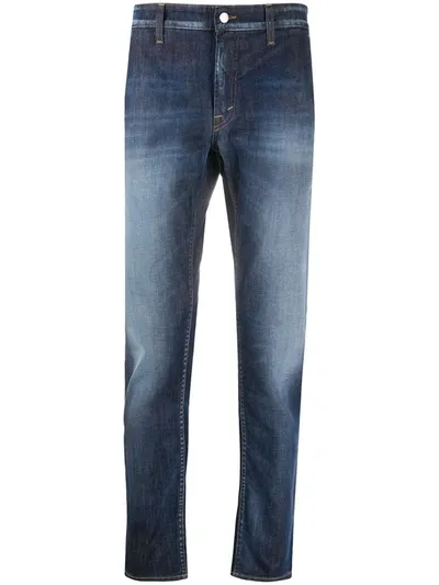 Department 5 9oz Slim-fit Stretch Jeans In Blue