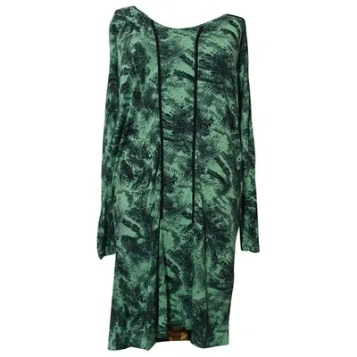 Pre-owned Baum Und Pferdgarten Mid-length Dress In Green