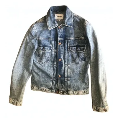 Pre-owned Wrangler Jacket In Blue