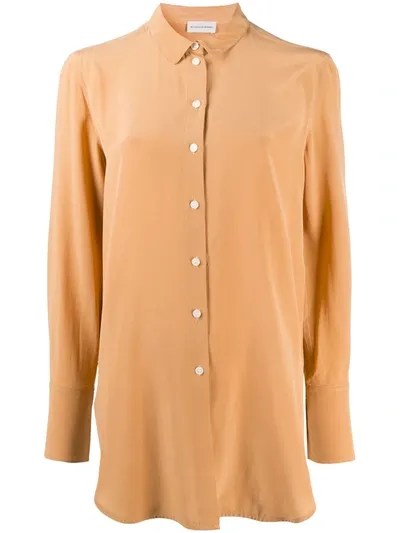 By Malene Birger Cologne Silk Shirt In Neutrals