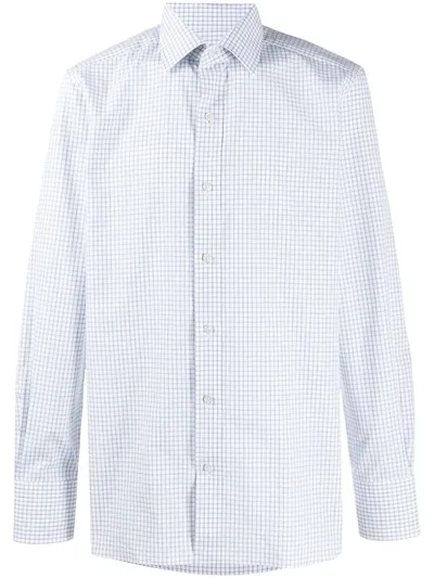 Tom Ford Check Shirt In White