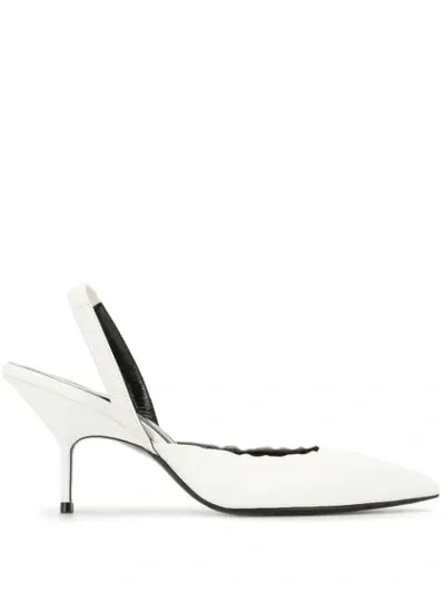 Pierre Hardy Gala Slingback Pumps In White