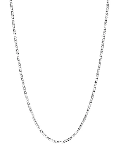 John Hardy Sterling Silver Classic Curb Thin Chain Necklace, 24