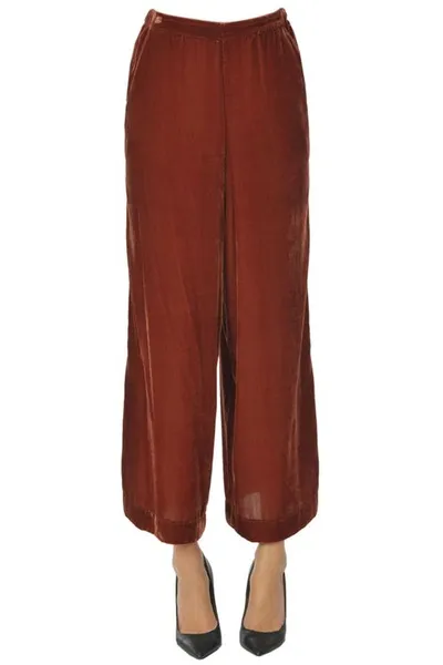 Bellerose Corduroy Trousers In Red