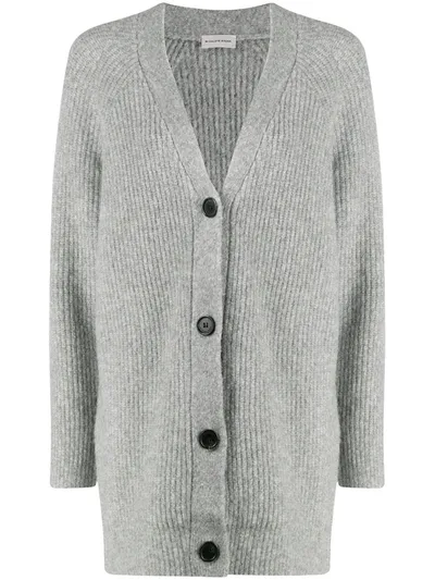 By Malene Birger Long Sleeve Cardigan In Grey