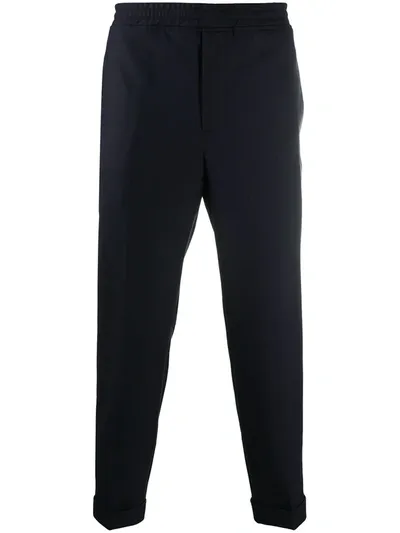 Neil Barrett Straight-leg Trousers In Blue