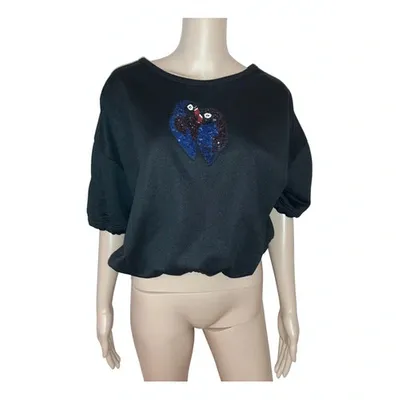 Pre-owned Sonia Rykiel Black Polyester Top