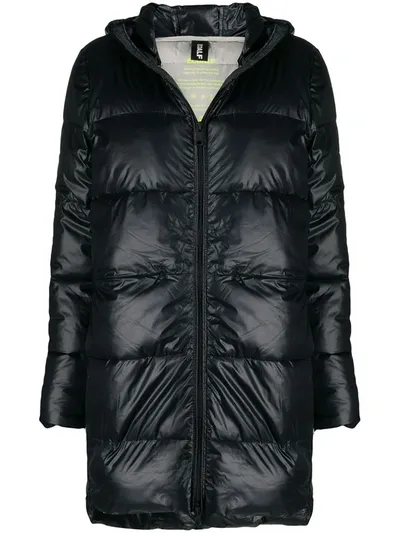 Ecoalf Marangu Quilted Coat In Black