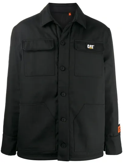 Heron Preston Concealed Fastening Jacket In Black