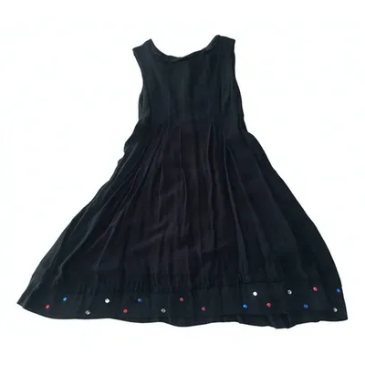 Pre-owned Hugo Boss Mid-length Dress In Black