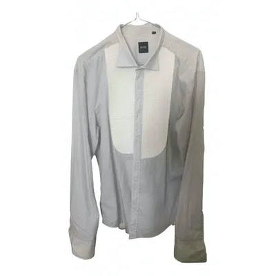 Pre-owned Hugo Boss Shirt In Grey