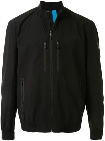 Hugo Boss Zip Detailed Jacket In Black