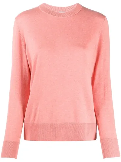 Hugo Boss Crew Neck Knit In Pink