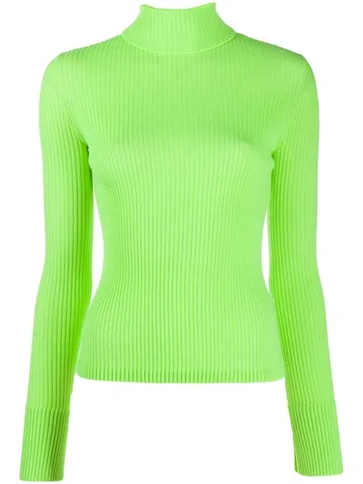 Diesel M-kimberly Roll-neck Jumper In Green