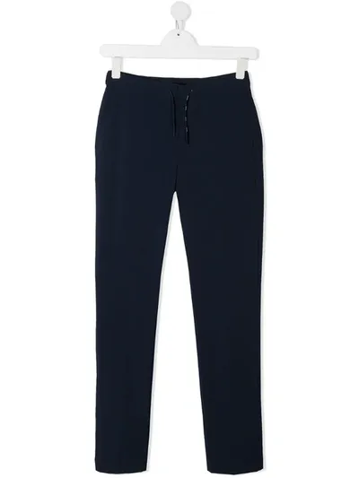 Hugo Boss Teen Slim-fit Trousers In Blue