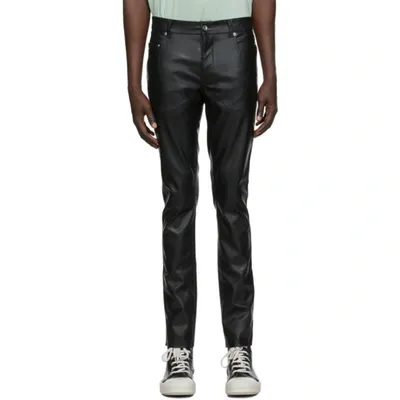 Rick Owens Drkshdw Tyrone Slit Cut Pants In 09 Black