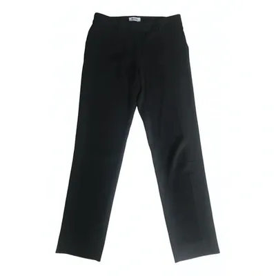 Pre-owned Moschino Cheap And Chic Straight Pants In Black