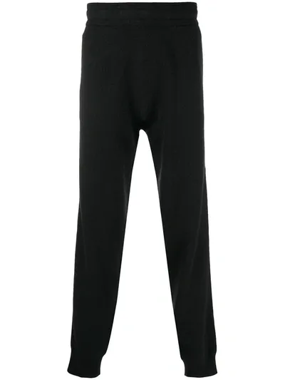 Z Zegna Cashmere Track Pants In Black