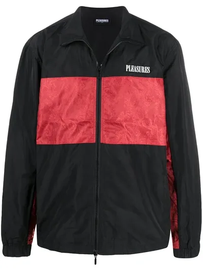 Pleasures Blast Track Jacket In Black