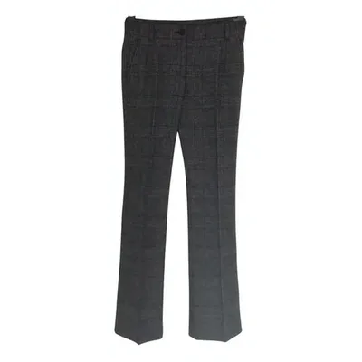 Pre-owned Dolce & Gabbana Straight Pants In Grey