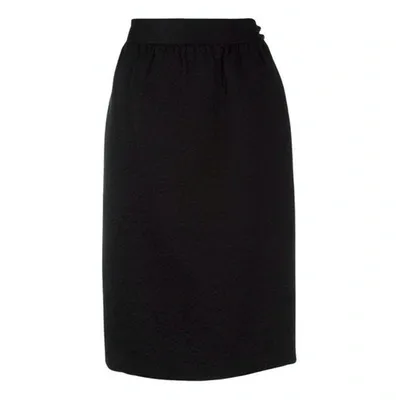 Pre-owned Emanuel Ungaro Skirt In Black