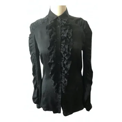 Pre-owned Hugo Boss Black Viscose Top