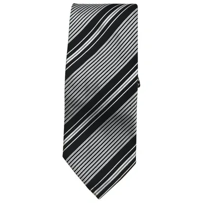 Pre-owned Hugo Boss Silk Tie In Multicolour