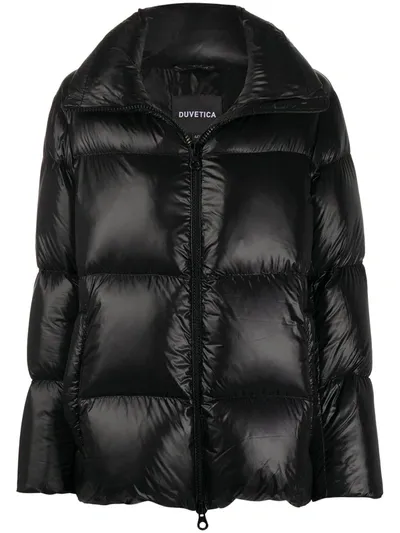 Duvetica High-neck Puffer Jacket In Black