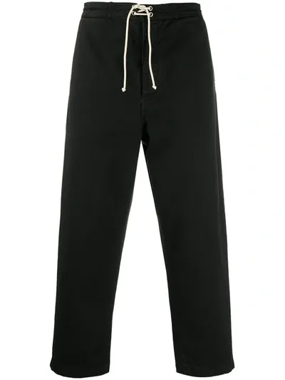 Société Anonyme Drawstring Cargo Pants In Black