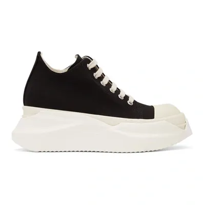 Rick Owens Drkshdw Performa Low-top Abstract Sneakers In 91111 Black/milk