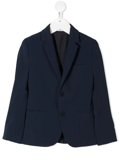 Hugo Boss Kids' Classic Blazer Jacket In Blue