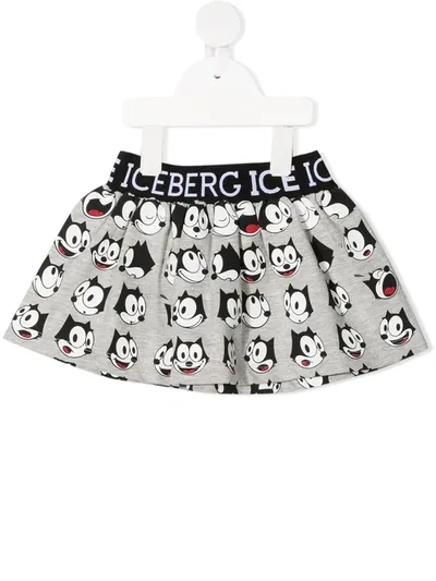 Iceberg Babies' Felix The Catt™ Tutu Skirt In Grey