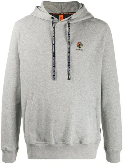 Raeburn Embroidered Logo Hoodie In Grey