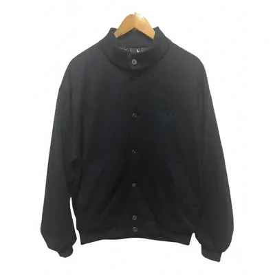 Pre-owned Burberry Wool Jacket In Blue