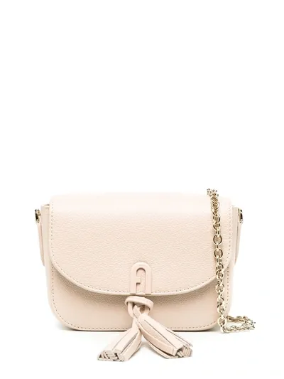 Furla 1927 Tassel-trimmed Cross-body Bag In Pink