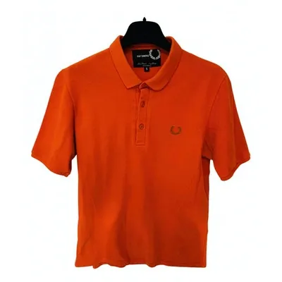 Pre-owned Raf Simons Polo Shirt In Orange