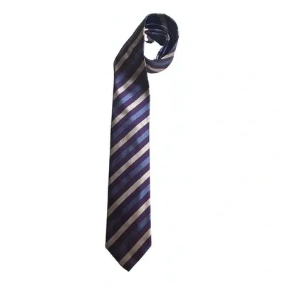 Pre-owned Hugo Boss Silk Tie In Multicolour