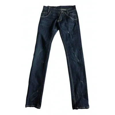 Pre-owned Dondup Slim Jeans In Blue