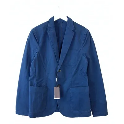 Pre-owned Michael Kors Jacket In Blue