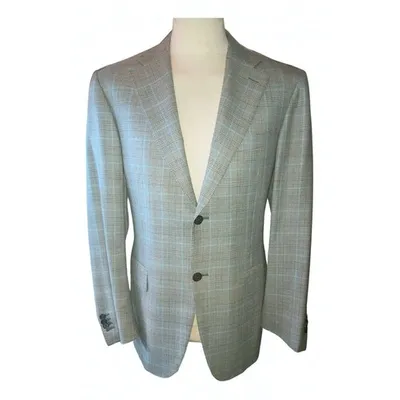 Pre-owned Canali Wool Vest In Grey